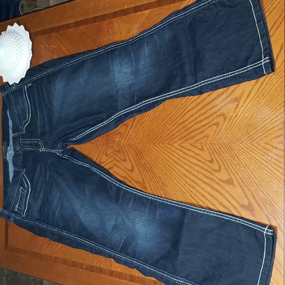 SILVER Francis Boot Cut Dark Wash Blue Denim Jeans Women's Size 18 - Picture 9 of 9